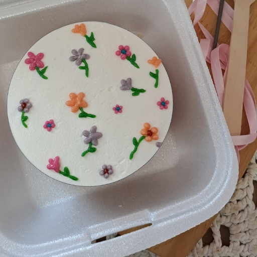 Bentô cake floral personalizado